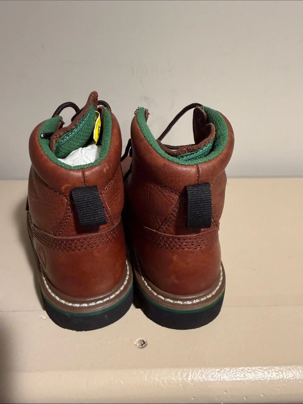 John Deere durable leather